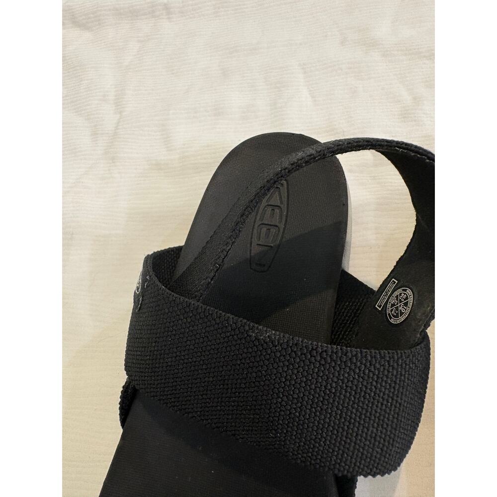 Keen Elle Backstrap Sandals Womens Size 10 Black Stretch Gore Platform 1022620 - Picture 6 of 15